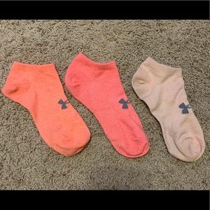 3 pairs Under Armour ankle socks